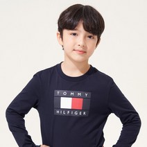 타미힐피거 글로벌 스트라이프 플래그 티셔츠 (T42C6KKO330BT1DW5)