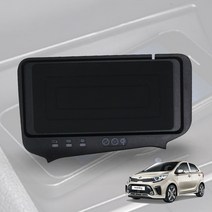 [차랑] 더뉴모닝 전용 퀵파워 고속 무선충전패드 차량용 콘솔박스 퀵차지 무선패드, 1개