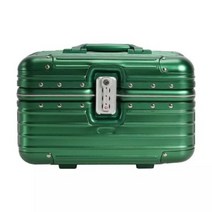 오토바이 알루미늄 탑박스 베스파 슈퍼커브 스쿠터 바이크 리어백 캐리어, 14인치 + 그린