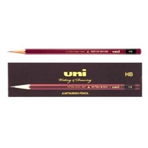 유니 연필 12자루/UNI/미쓰비시 연필/미술용/제도용, 유니연필(3B/12자루)