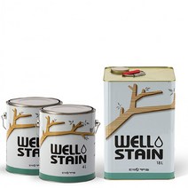 웰 WELL 오일스테인 DIY 페인트 4리터, 소나무