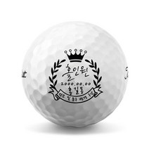 11 골프공 홀인원 이글 싱글 기념 선물용 로고 인쇄 제작(12구), 혼마 NEW D1 화이트 12구, A