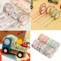 MT03 귀여운 동물 마스킹테이프 다이어리 꾸미기-18종세트 다꾸 마스킹테이프세트