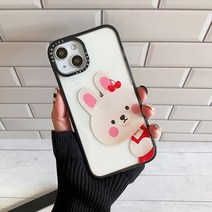귀여운 토끼 곰 아이폰14 케이스 아이폰15 아이폰15프로 아이폰14프로케이스 파스텔케이스 13케이스 맥스