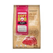 소프트밥 말랑한사료 강아지밥 소고기 1kg 멍멍이, 없음, 쿠팡 본상품선택