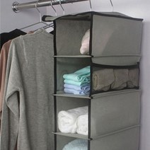10단 정리함 행잉오거나이저 가방 옷장정리 신발장 No. 35533EA, 본상품선택, 그레이