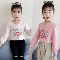 에이탑키즈 여아용 체리베리 블라우스티