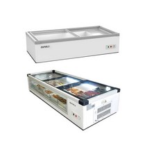 정육점 낮은 쇼케이스 냉장고 고기 진열고 냉장보관, 길이1m 폭80 냉장 냉동고 LED 조명