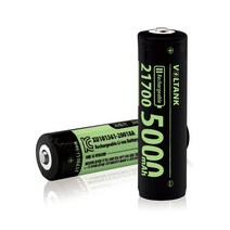 21700배터리 리튬이온충전지 KC인증 5000mAh, 단품