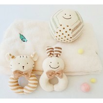 아기딸랑이 아기장난감 토끼 호랑이 인형, 토끼딸랑이