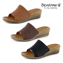 [베어파우] (BEARPAW) KIKI 웨지슬리퍼 (womens) 3종 택1