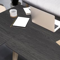 현대시트 한양 책상 식탁 테이블 가구 리폼 인테리어필름 1m + 에코필름 헤라, 37. 리얼패널블랙 ECWD175