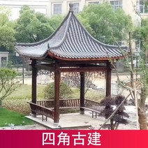 테라스파고라 원형파고라 비가림캐노피 원두막정자 테라스썬룸 스카이어닝고대 정자 야외 안뜰, 고대 건물 - 보존된 목재 4각 파빌리온(미터당)
