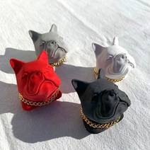 이온캔들 불독 차량용 석고방향제 디퓨저, 블랙체리