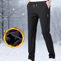 남성 기모 트레이닝 방한 팬츠 등산 겨울 바지 슬림핏 방한 츄리닝 기모 바지 스웻팬츠 골프 슬랙스