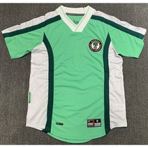 1998 나이지리아 홈 유니폼 국대 월드컵 오코차 오시멘 축구복 마킹 티셔츠