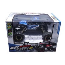 어린이RC카 오프로드 메탈 오버랜더 주니어 무선조종자동차 충전용 2.4GHz, 블루