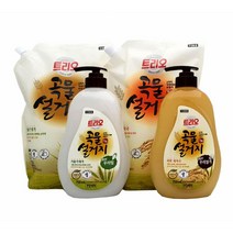 트리오 곡물함유 순한 1종주방세제 택1 야채세정제 안심세제 농약제거제, 1개