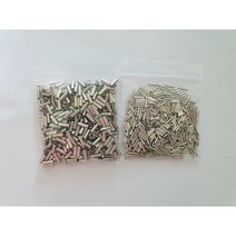 외슬리브 쌍슬리브 500개 벌크 자작채비 1 1.2 2 2.2mm, 외슬리브1.2mm