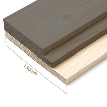 [셀프벨] 원목 집성판재 스프러스 선반, 1개, 12T 약150 x 600mm