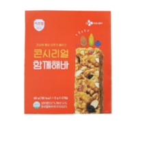 이츠웰 콘시리얼 함께해바 시리얼바 12p, 180g, 1개