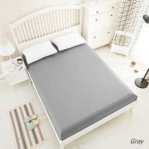 매트리스커버 토퍼형 극세사 퀸 먼지없는 매트리스 커버 장착 시트 탄 밴드 침대 160x200 200x200cm 크기 3D 인쇄 블루 꽃 인