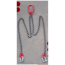 슬링벨트체인 로드체인 체인후크 마스터링 쇠사슬 5, 2톤의 1.5미터 더블 체인 샤클 리깅