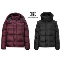 헤지스골프 남성 탈착후드 구스다운 패딩점퍼 HUJU2D821, 105