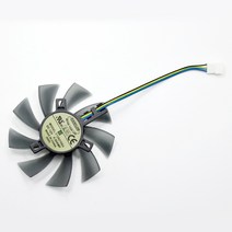 케이스쿨러 cpu쿨러수냉쿨러 120mm 저소음 80mm 수냉쿨러 공랭 t129215su 85mm 팬 교체 기가바이트 geforce gtx 1050 1050ti 1060 호환, 2개