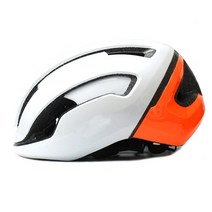Poc 에어 사이클링 안전 모자 아웃도어 자전거 헬멧 장비 라이트 산악로드 바이크, 01 White orange_01 M 54-60cm