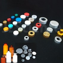 [JLS] 주사약병용 알루미늄캡, 11. 오픈형-은색 20mm-3ea