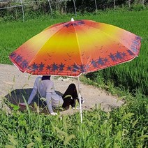 모래놀이 파라솔 세트 해수욕장 휴양지 피크닉 파라솔거치대 레트로 발리 감성 휴대용 바다 캠핑 야외 해변, 파라솔(삼각받침대미포함)