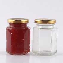 뉴마켓 유리병 48파이 신형육각100 금색러그캡 72개 (약 지름 5.2cm x 높이 8.1cm 마개 4.8cm), 100ml