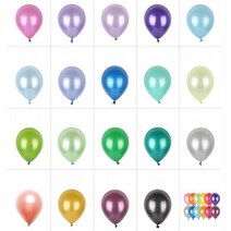 스튜디오 웨딩 촬영 소품 컬러 펄풍선 50p 백일파티, 라임그린
