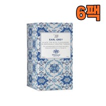 Whittard 위타드 디스커버리 얼 그레이 티 25티백, 6팩
