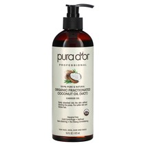 퓨라도르 프로페셔널 정제 코코넛 오일 473ml Pura Dor Professional Fractionated Coconut Oil