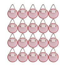 20PCS 벽에 대 한 작은 라운드 보이지 않는 접시 후크 세트 휴대용 자체 접착 플레이트 홀더, 보여진 바와 같이, 하나, 20개