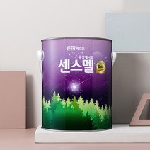 미소페인트]센스멜골드 약4리터 목재/철재 유성 에나멜 페인트, 유광-진오렌지(4리터)