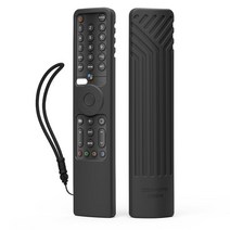 리모컨 가전제품 원격 샤오미 미 TV P1/P1E/Q1/Q1E 용 실리콘 컨트롤러 케이스 커버 방수 보호 스킨 낙, 01 Black