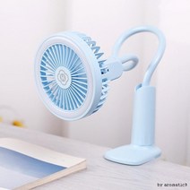 탁상용 선풍기 펜 책상밑 저소음탁상 미니팬 아이디어 탁상미니, 상세페이지참조, 핑크