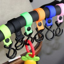 DMATO 디마토 벨크로 다용도 유모차걸이 유모차가방걸이 유모차거치대 유모차고리 유모차가방 유모차 악세사리 정리함 용품 컵홀더 후크 홀더, 1개, 벨크로 다용도 유모차걸이-색상램덤