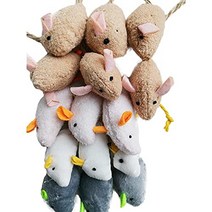 Jkshop Cantip 고양이 장난감 활동적인 쥐 및 장난감 15개