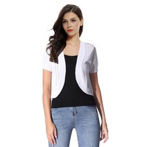 Sofishie 크로셰 오픈 슈러그 화이트 2, Small