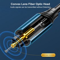 블루레이플레이어 SAMZHE디지털 광 오디오 케이블 브레이드 토스링크 SPDIF 동축 앰프 플레이어 Xbox 36, 01 15m