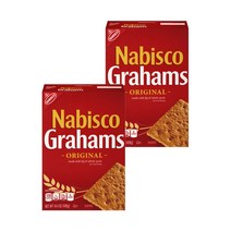 나비스코 그레이엄 크래커 오리지널 홀 그레인, 2개, 408g