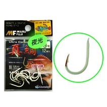 마루후지 참돔 야광 바늘 돌돔 부시리 삼치 우럭 광어 감성돔 낚시 바늘, 마루 참돔금침바늘 10