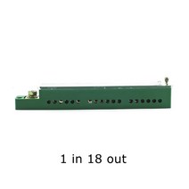 단극 분배기 1-인 터미널 블록 단상 FJ6 에너지 계량 장착 분배 정션 박스 와이어 커넥터, 11 1 in 18 out