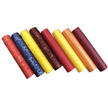 색상 별 고급 비단 원형통 서예 족자 보관 스크롤 함, 길이 114cm 청룡문양비단