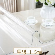 테이블매트 매트테이블 위 까는 고무매트 테이블다기 소프트가죽 화상방지 실리콘 열차단 바탕화면 투명 보호 ., T05-투명 1.5mm, C12-80*140cm