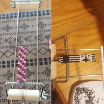 직조기 스테인레스 스틸 직조 구슬 베틀 쥬얼리 팔찌 DIY 기계 조작 및 편리한 사용